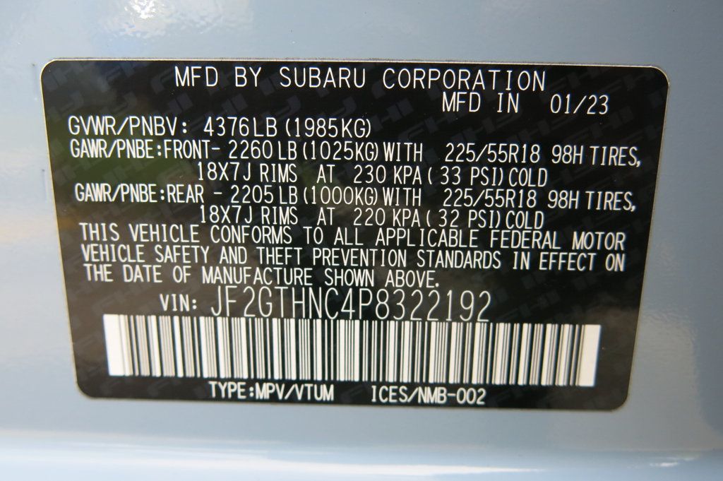 2023 Subaru Crosstrek Limited CVT - 22860726 - 35