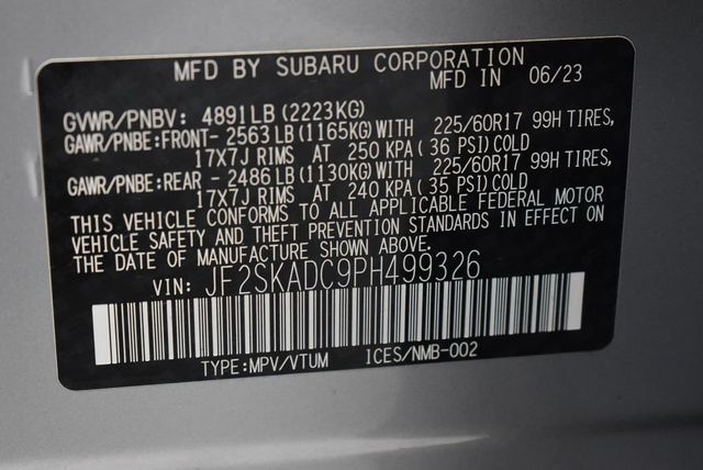 2023 Subaru Forester Premium CVT - 23000262 - 39