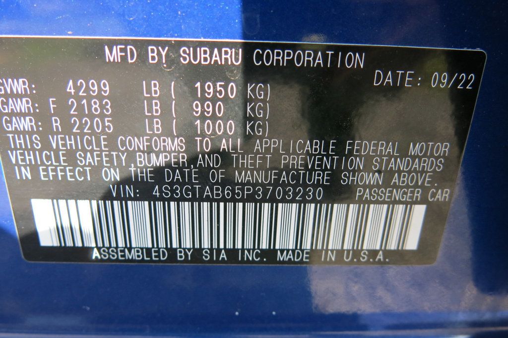 2023 Subaru Impreza 5-door CVT - 22886769 - 35