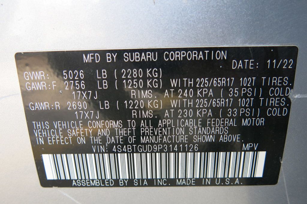 2023 Subaru Outback Wilderness CVT - 22919996 - 35