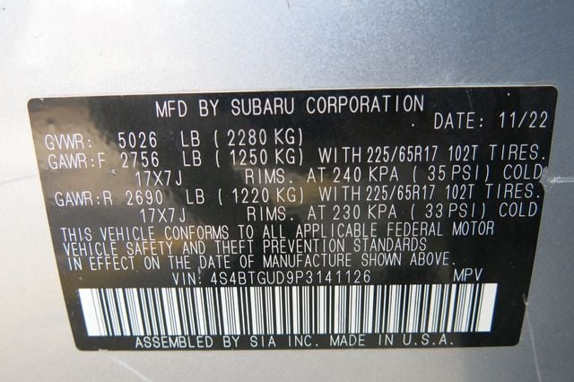 2023 Subaru Outback Wilderness CVT - 22919996 - 35