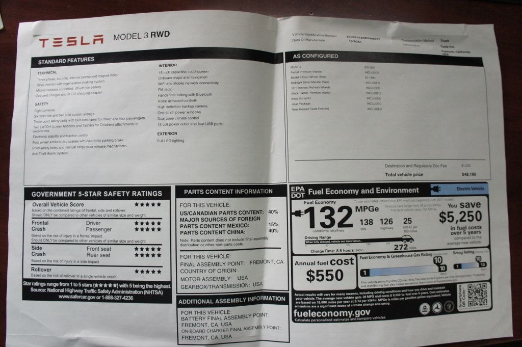 2023 Tesla Model 3 1-Owner - 22873575 - 39