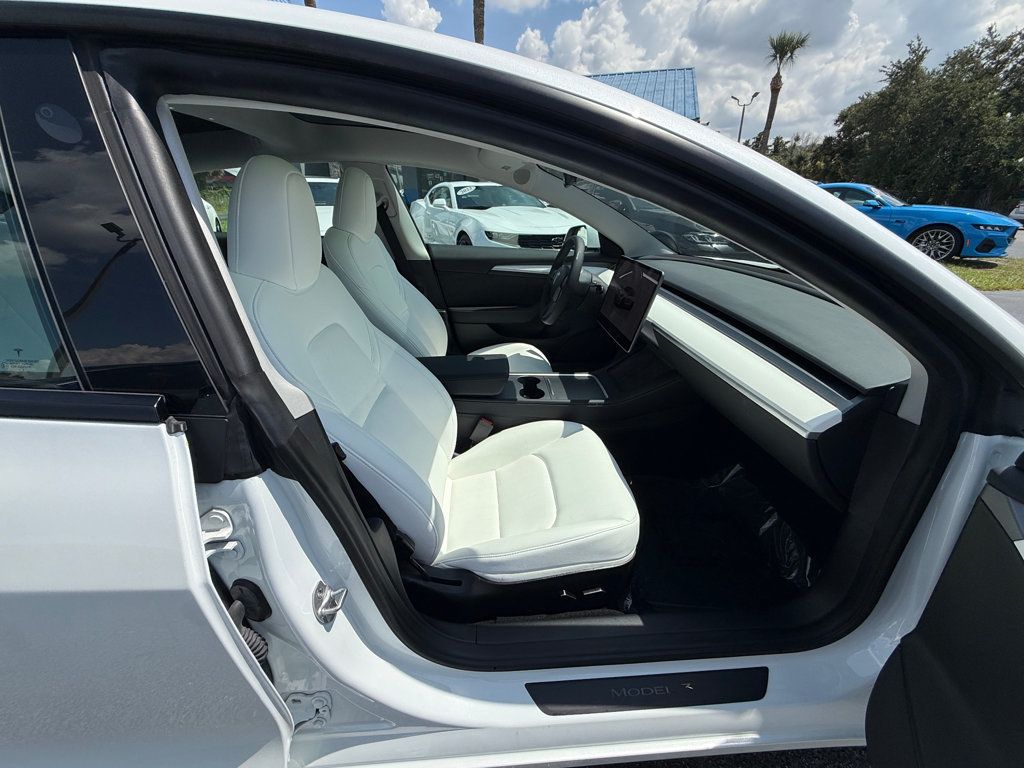 2023 Tesla Model 3 **MODEL 3 PERFORMANCE AWD**WHITE ON WHITE** - 23065461 - 28