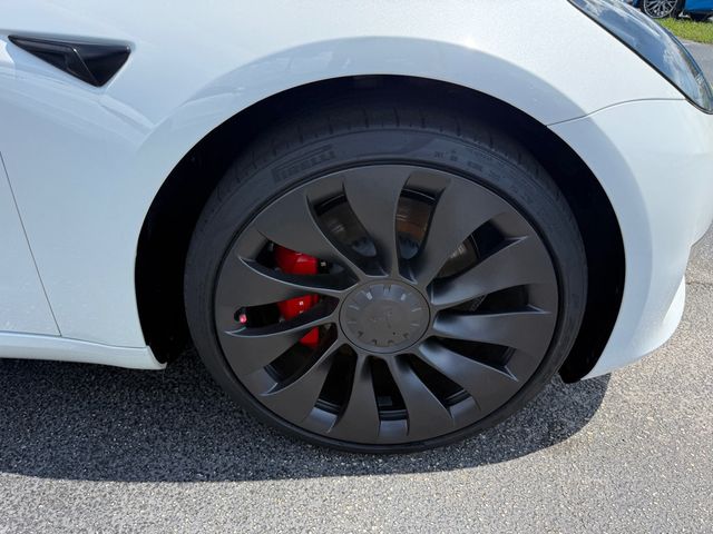 2023 Tesla Model 3 **MODEL 3 PERFORMANCE AWD**WHITE ON WHITE** - 23065461 - 30