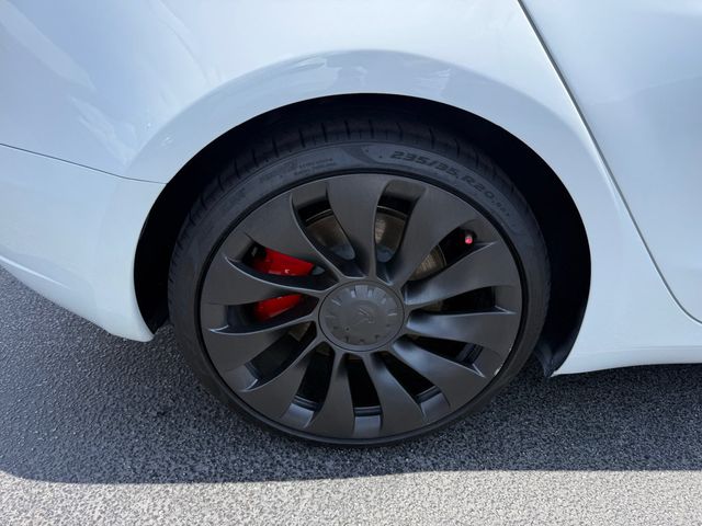 2023 Tesla Model 3 **MODEL 3 PERFORMANCE AWD**WHITE ON WHITE** - 23065461 - 31