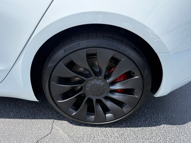 2023 Tesla Model 3 **MODEL 3 PERFORMANCE AWD**WHITE ON WHITE** - 23065461 - 32