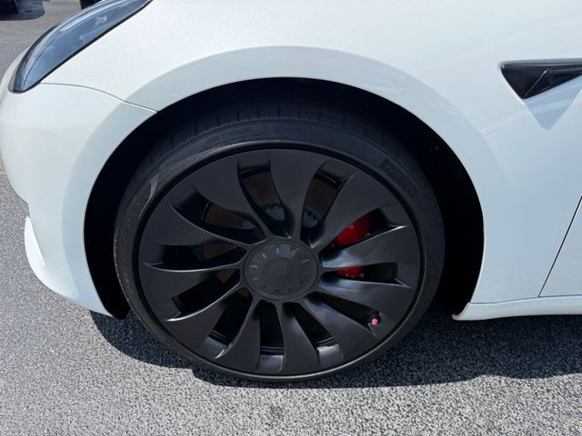 2023 Tesla Model 3 **MODEL 3 PERFORMANCE AWD**WHITE ON WHITE** - 23065461 - 33