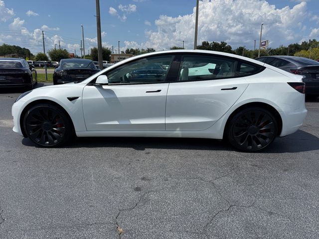 2023 Tesla Model 3 **MODEL 3 PERFORMANCE AWD**WHITE ON WHITE** - 23065461 - 7