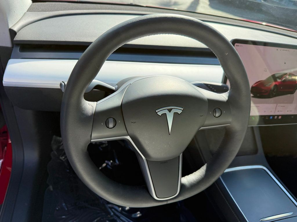 2023 Tesla Model 3 **MODEL 3 RWD w/AUTOSTEER**RED ON WHITE** - 23026551 - 10