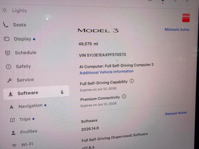 2023 Tesla Model 3 **MODEL 3 RWD w/AUTOSTEER**RED ON WHITE** - 23026551 - 13