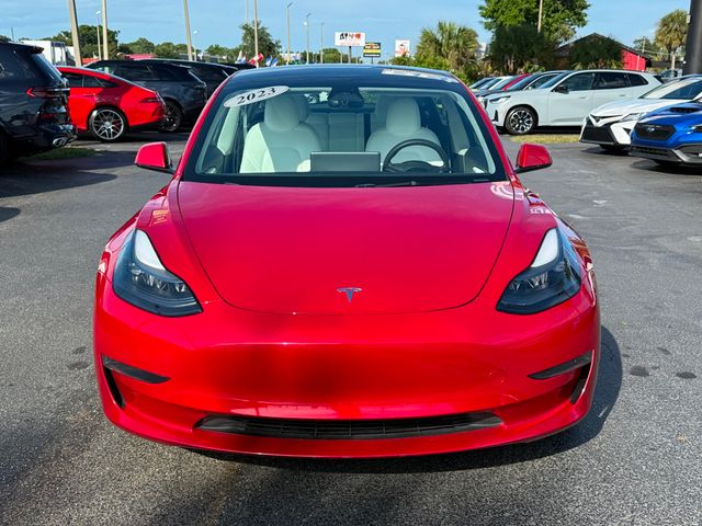 2023 Tesla Model 3 **MODEL 3 RWD w/AUTOSTEER**RED ON WHITE** - 23026551 - 1
