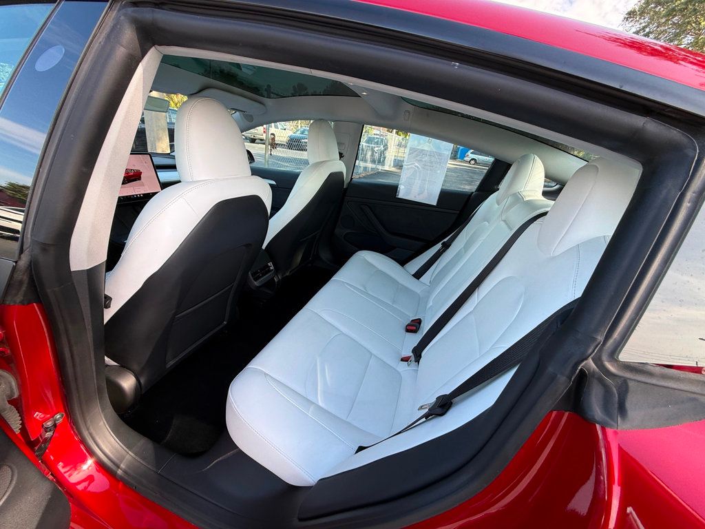 2023 Tesla Model 3 **MODEL 3 RWD w/AUTOSTEER**RED ON WHITE** - 23026551 - 19
