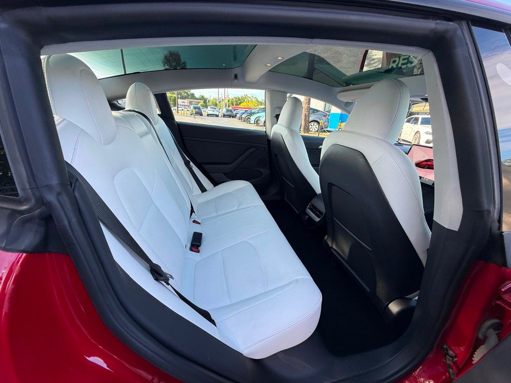 2023 Tesla Model 3 **MODEL 3 RWD w/AUTOSTEER**RED ON WHITE** - 23026551 - 23