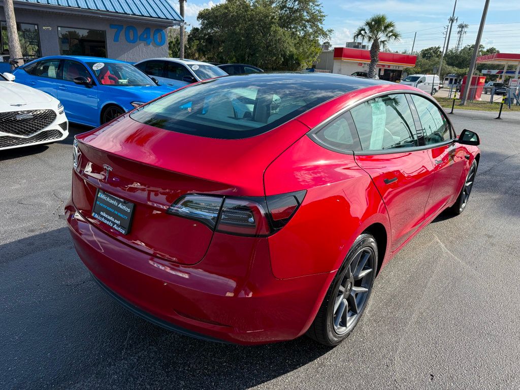 2023 Tesla Model 3 **MODEL 3 RWD w/AUTOSTEER**RED ON WHITE** - 23026551 - 4