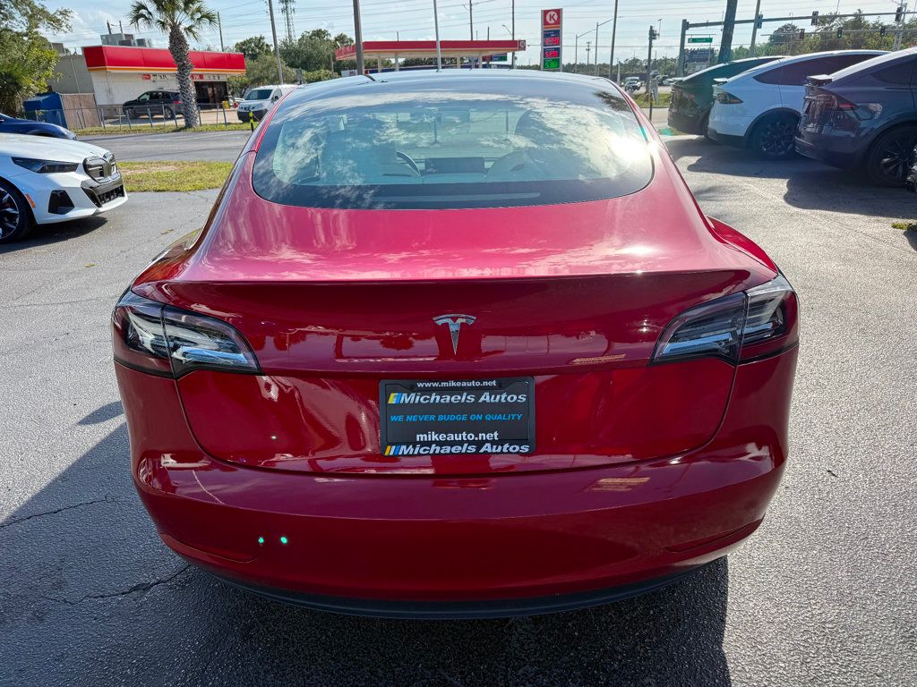 2023 Tesla Model 3 **MODEL 3 RWD w/AUTOSTEER**RED ON WHITE** - 23026551 - 5