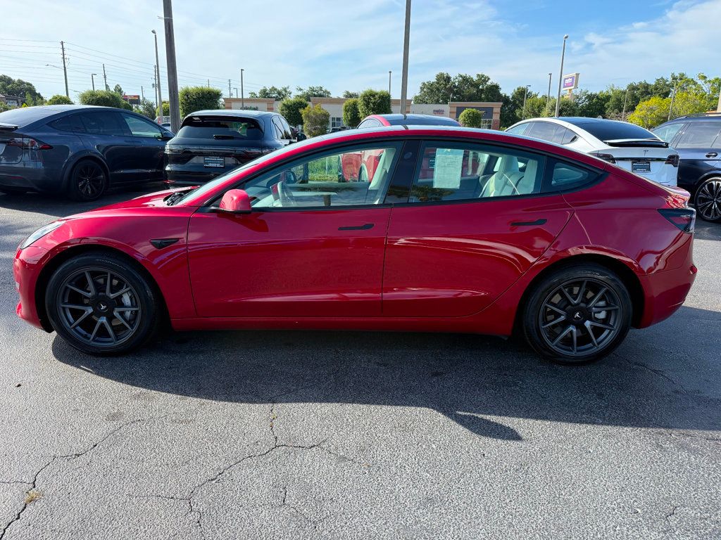 2023 Tesla Model 3 **MODEL 3 RWD w/AUTOSTEER**RED ON WHITE** - 23026551 - 7