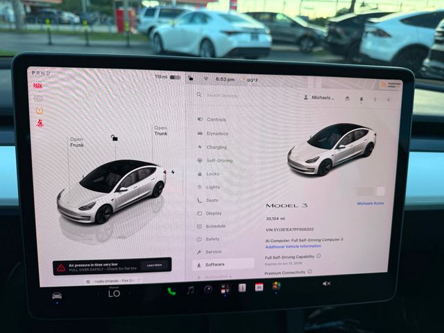 2023 Tesla Model 3 **MODEL 3 RWD**WHITE INTERIOR** - 23027752 - 11