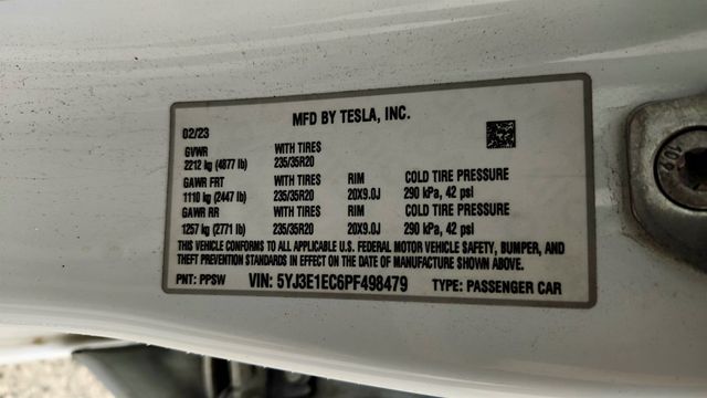 2023 Tesla Model 3 Performance AWD w/ Full Self Driving Capability - 22998977 - 22
