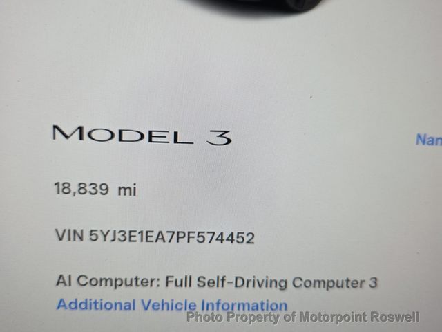 2023 Tesla Model 3 RWD - 23060856 - 2