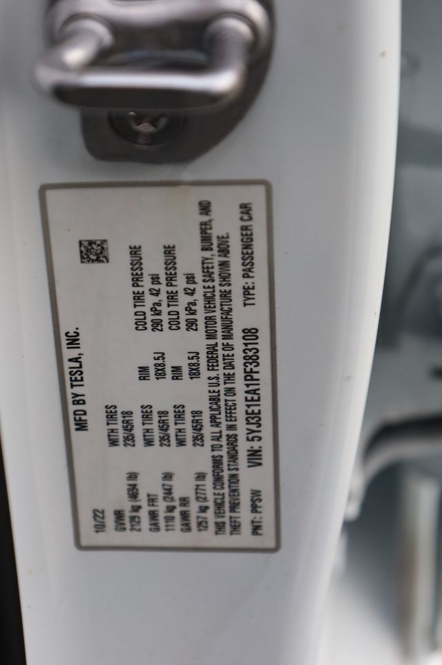 2023 Tesla Model 3 RWD - 22946042 - 11