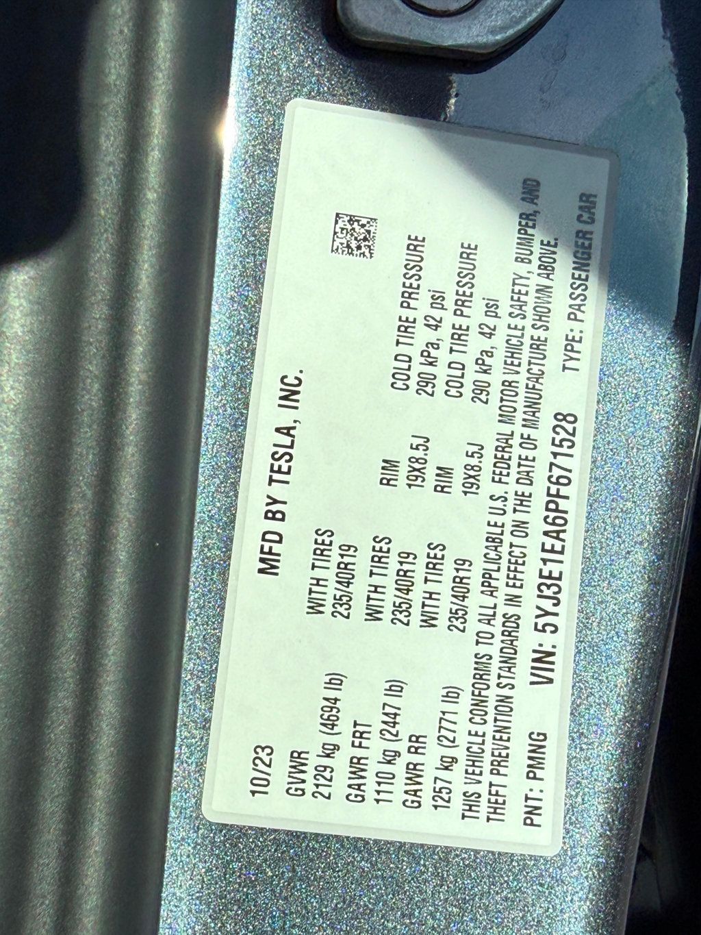 2023 Tesla Model 3 RWD - 22936225 - 35