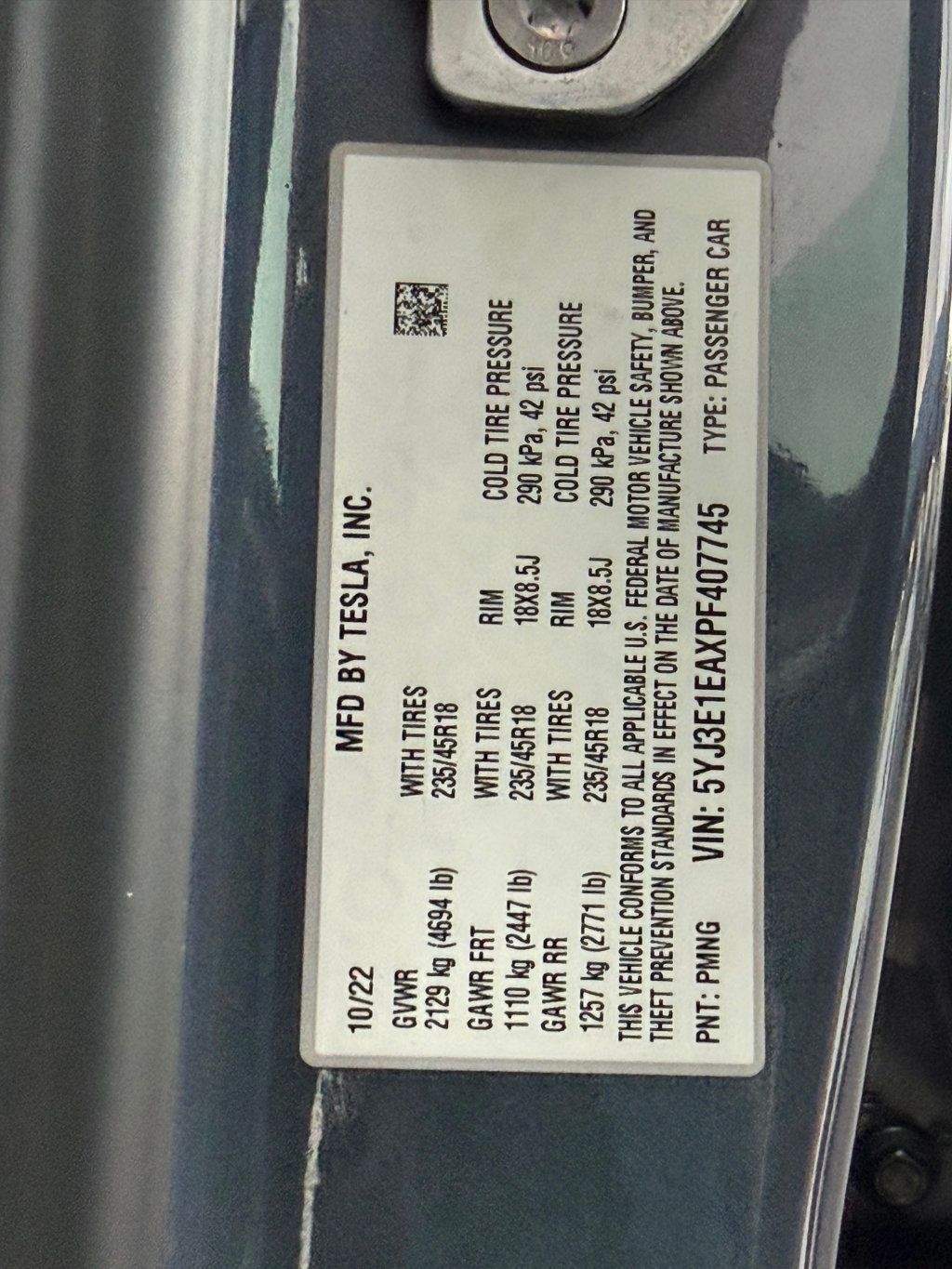 2023 Tesla Model 3 RWD - 22951528 - 35