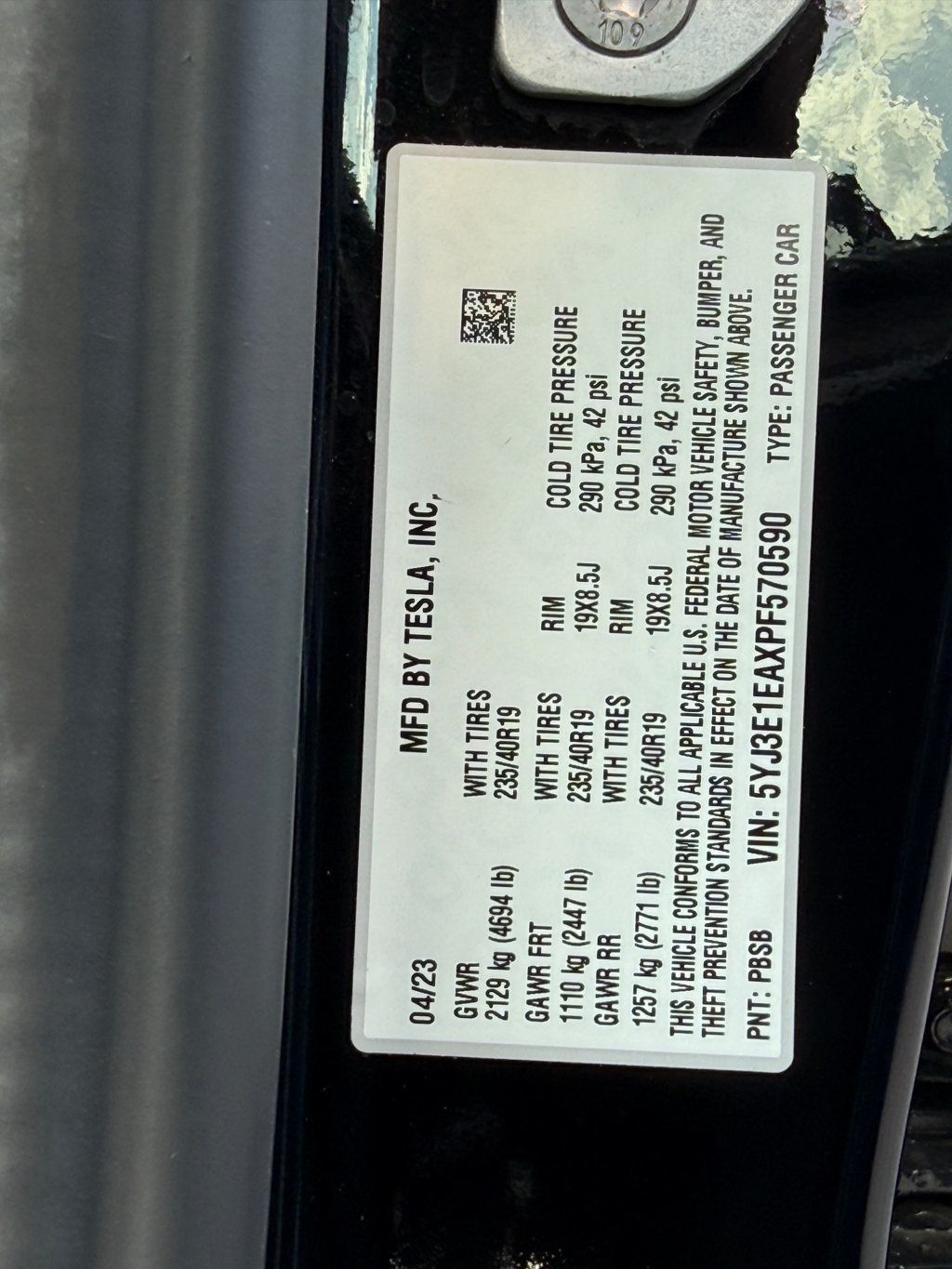 2023 Tesla Model 3 RWD - 23065460 - 35