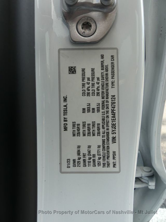 2023 Tesla Model 3 RWD - 23061831 - 44