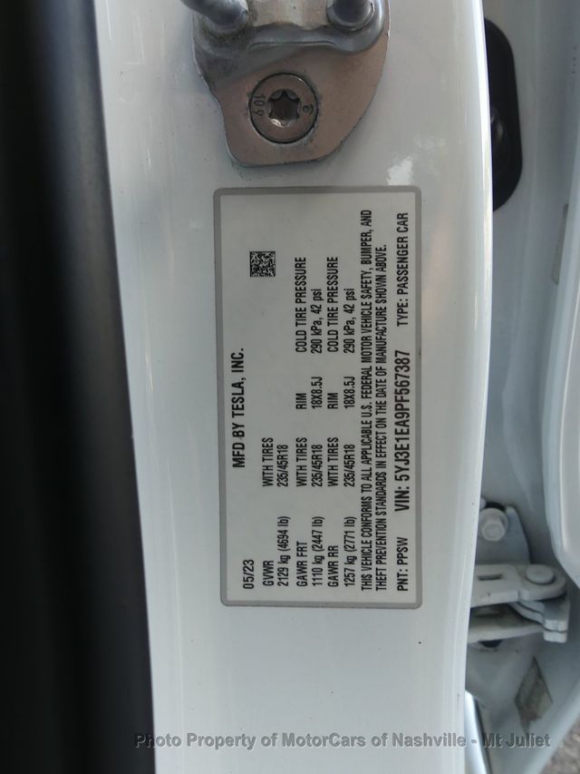 2023 Tesla Model 3 RWD - 23064892 - 42