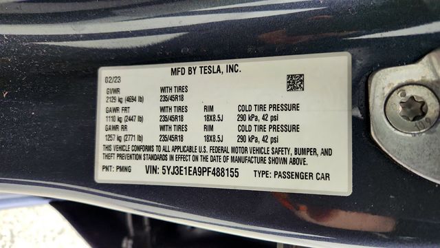2023 Tesla Model 3 RWD - 23011413 - 21