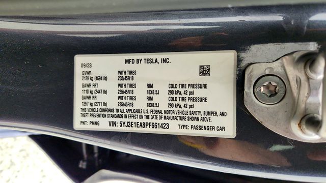 2023 Tesla Model 3 RWD - 23045990 - 22