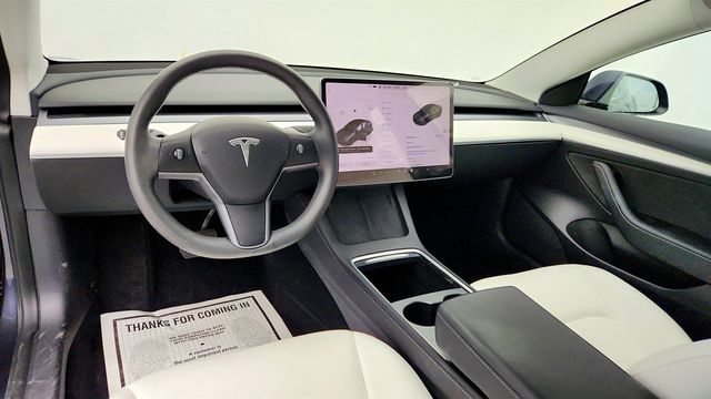 2023 Tesla Model 3 RWD with White & Black Partial Premium Interior - 22972636 - 10