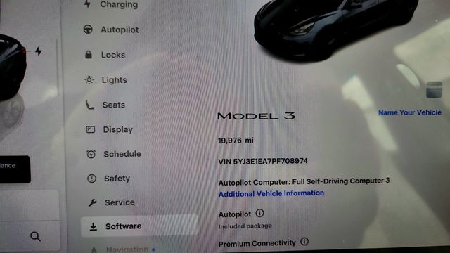 2023 Tesla Model 3 RWD with White & Black Partial Premium Interior - 22972636 - 12