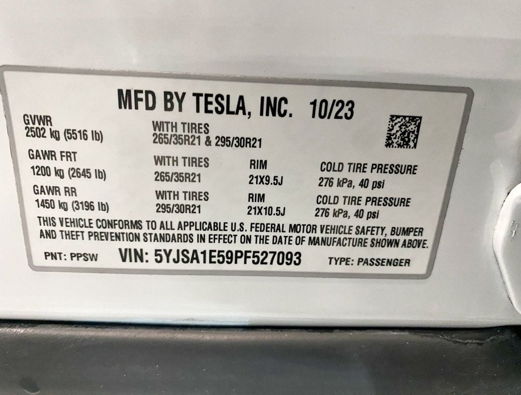 2023 Tesla Model S AWD - 22656640 - 47