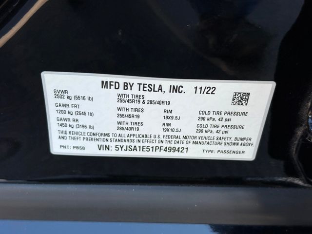 2023 Tesla Model S AWD - 22978047 - 39