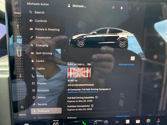 2023 Tesla Model S **MODEL S PLAID**COMPUTER 4**BLACK ON BLACK**21" OEM WHEELS** - 23018474 - 16
