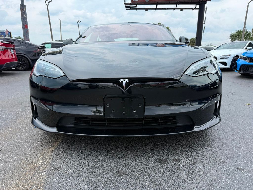 2023 Tesla Model S **MODEL S PLAID**COMPUTER 4**BLACK ON BLACK**21" OEM WHEELS** - 23018474 - 1