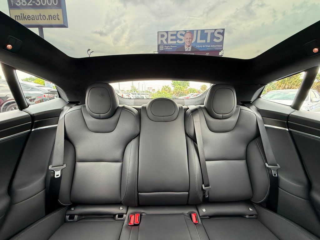 2023 Tesla Model S **MODEL S PLAID**COMPUTER 4**BLACK ON BLACK**21" OEM WHEELS** - 23018474 - 21