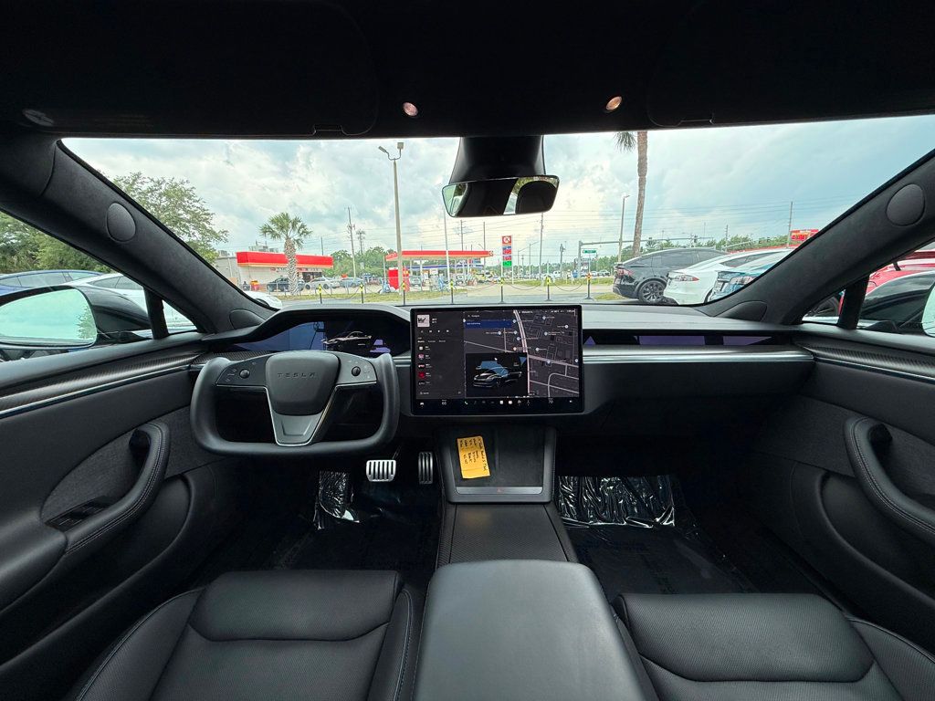 2023 Tesla Model S **MODEL S PLAID**COMPUTER 4**BLACK ON BLACK**21" OEM WHEELS** - 23018474 - 22