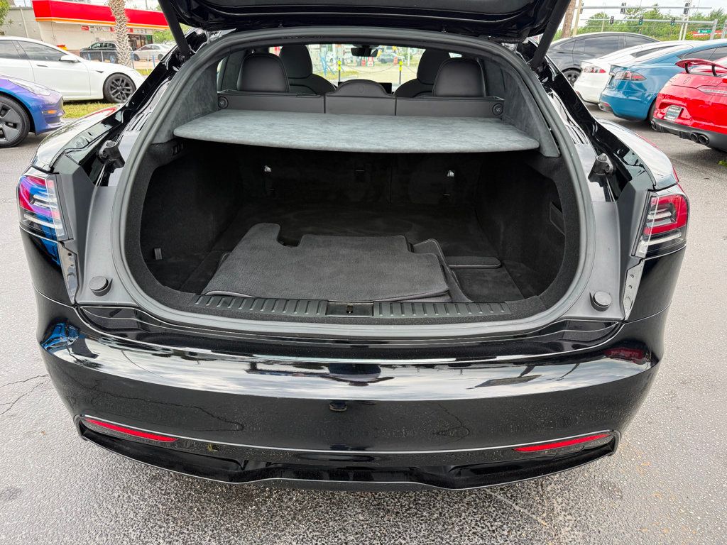 2023 Tesla Model S **MODEL S PLAID**COMPUTER 4**BLACK ON BLACK**21" OEM WHEELS** - 23018474 - 26