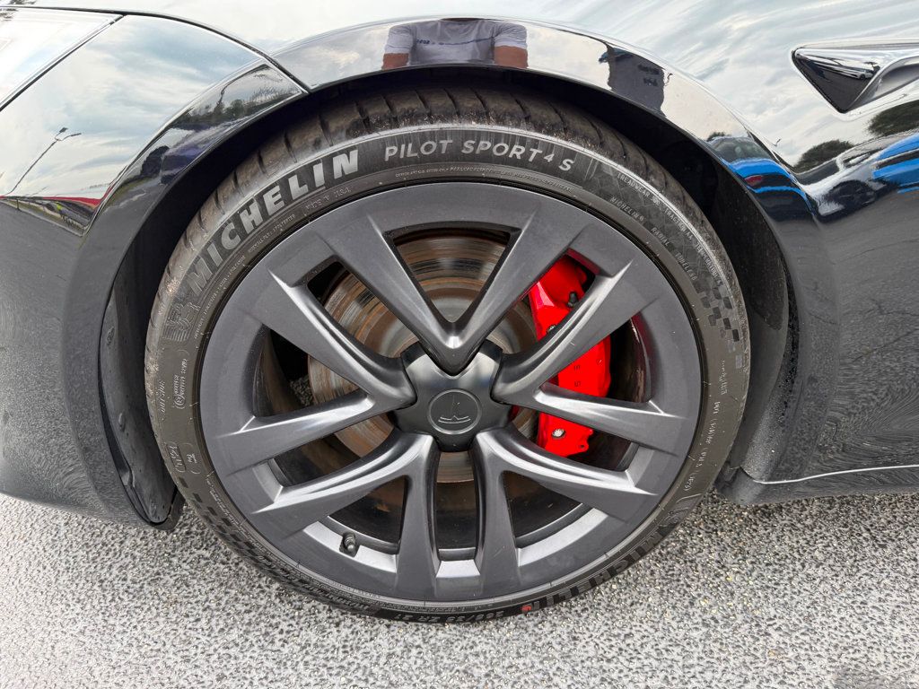 2023 Tesla Model S **MODEL S PLAID**COMPUTER 4**BLACK ON BLACK**21" OEM WHEELS** - 23018474 - 40
