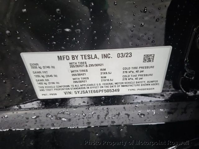 2023 Tesla Model S Plaid AWD - 22960554 - 2