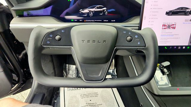 2023 Tesla Model S Plaid AWD w/ Yoke Steering Wheel - 23076128 - 12