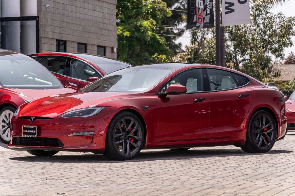 2023 Tesla Model S PLAID W/ WHITE INTERIOR!!! - 22422443 - 7