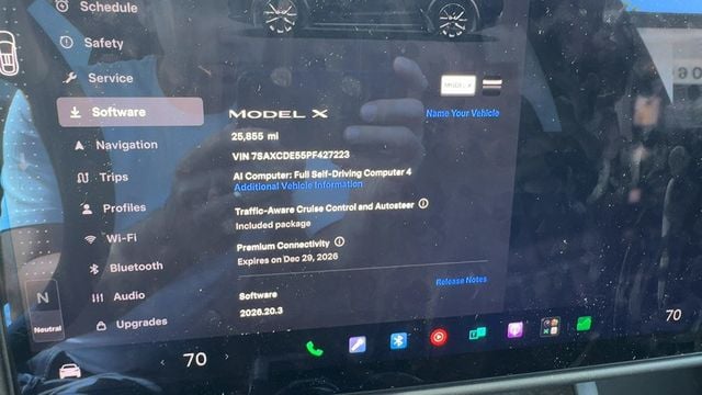 2023 Tesla Model X 8 SEATS FULL SELF DRIVE COMPTER 4 TRAFFIC AWARE CRUISE AUTOSTEER - 23051405 - 10