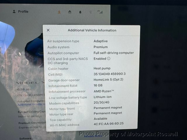 2023 Tesla Model X AWD - 22931980 - 7