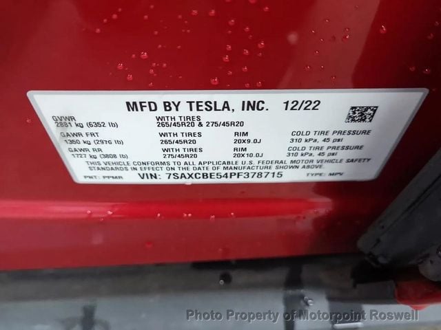 2023 Tesla Model X AWD - 22934724 - 2