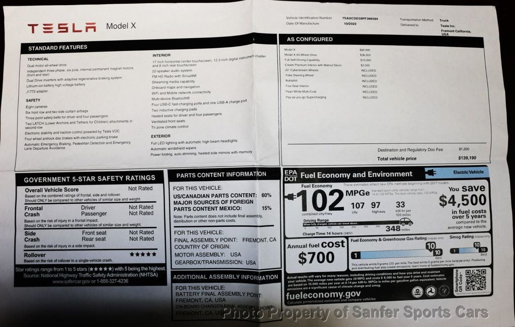 2023 Tesla Model X AWD - 22865797 - 44