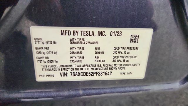 2023 Tesla Model X AWD - 23011367 - 22