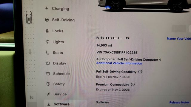 2023 Tesla Model X AWD w/ Cream Premium Interior - 23065248 - 12